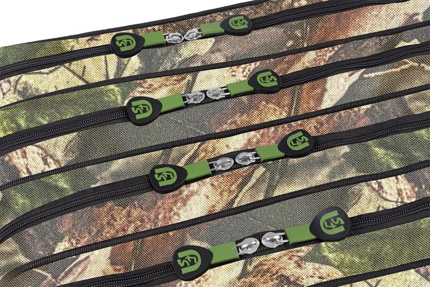 XXL Angelrutentasche mit 4 Rutenfächern, Forest Autumn Camo 1,70 m