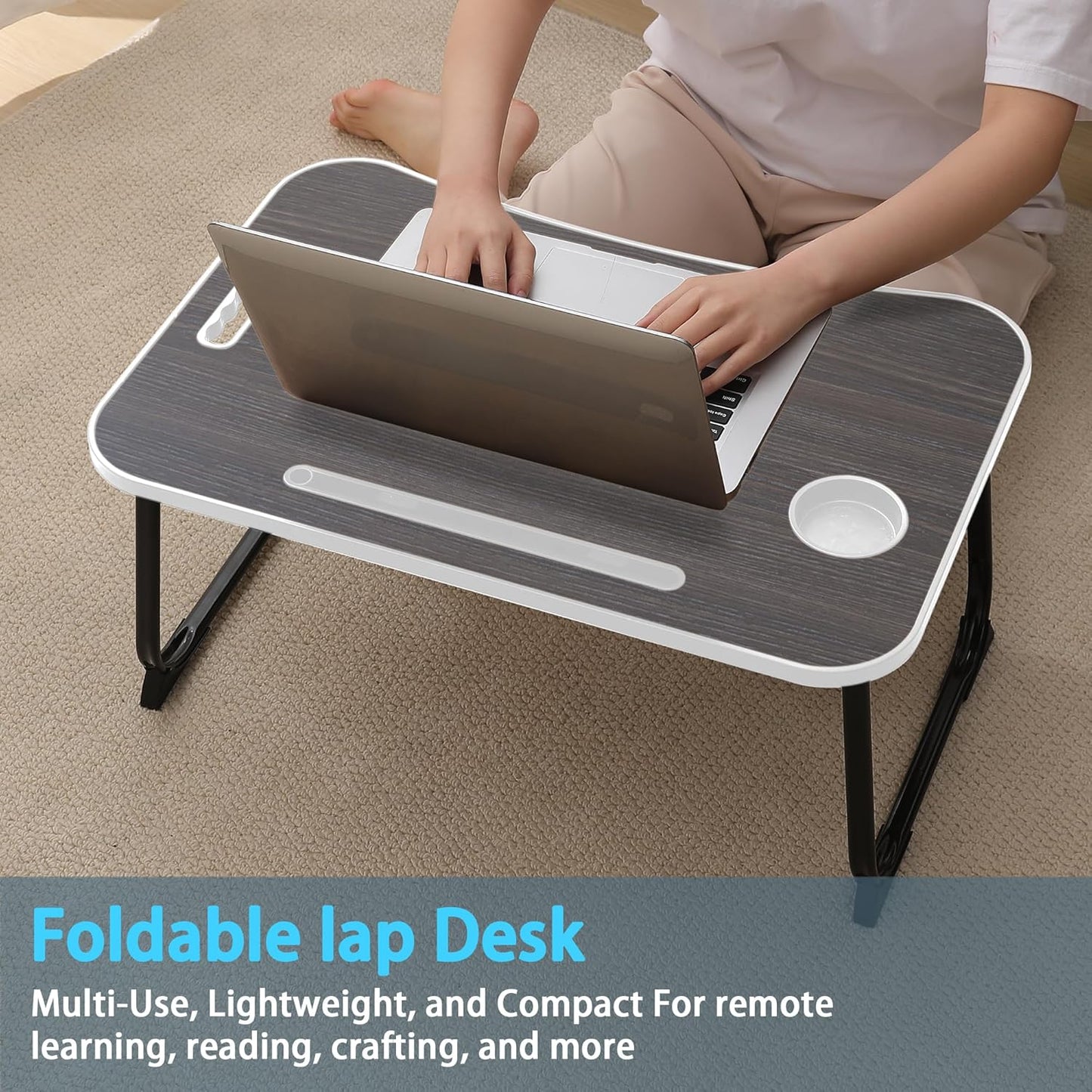 Tragbarer Laptop-Tisch, Dark Grey