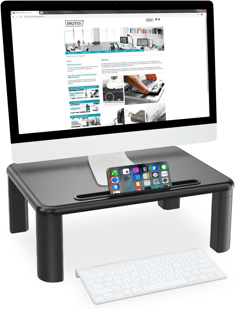 Ergonomische Monitor-Erhöhung, Monitorerhöhung - modular