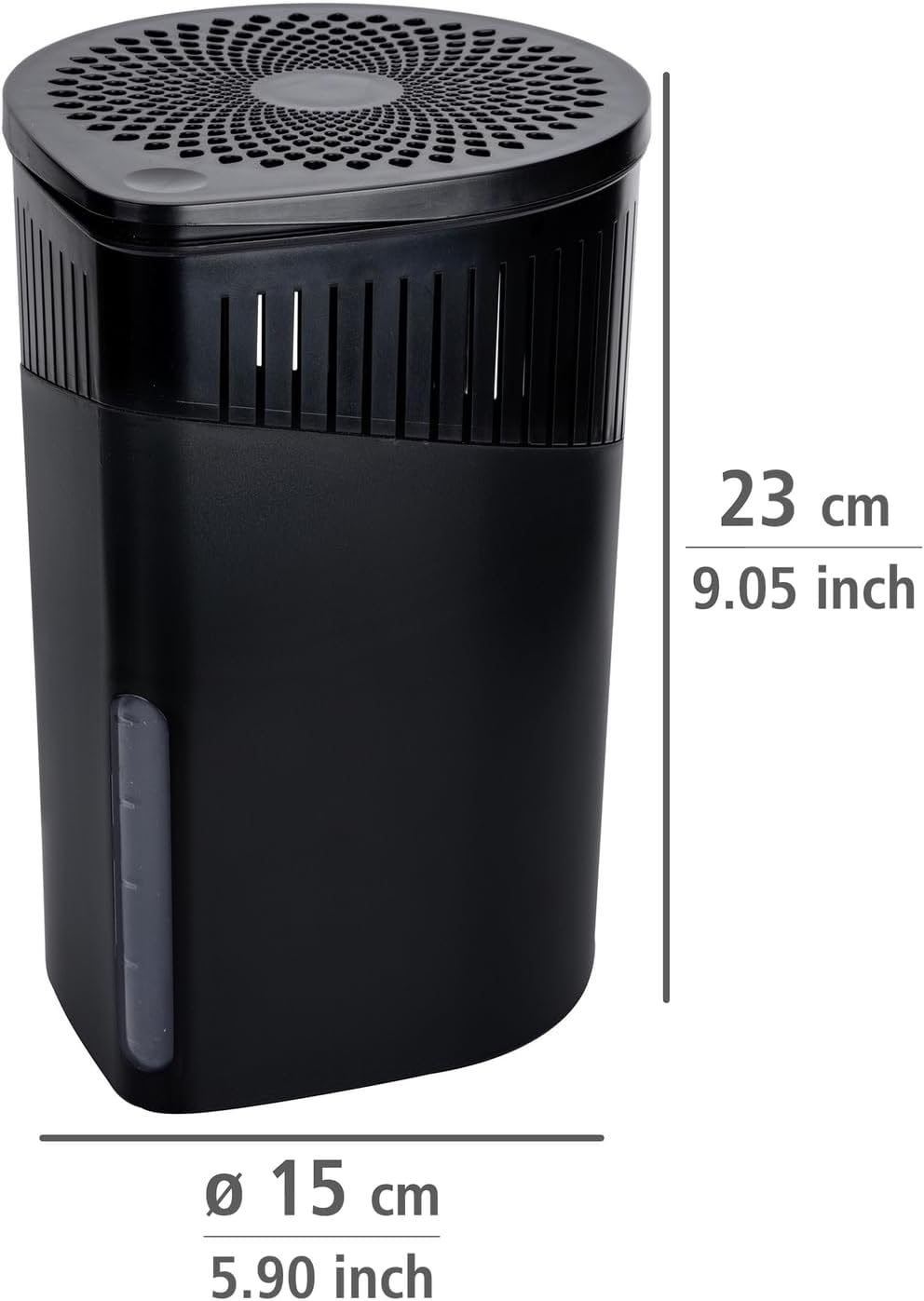 Raumentfeuchter Drop mit Nachfüllblock (1 kg), Schwarz Raumentfeuchter