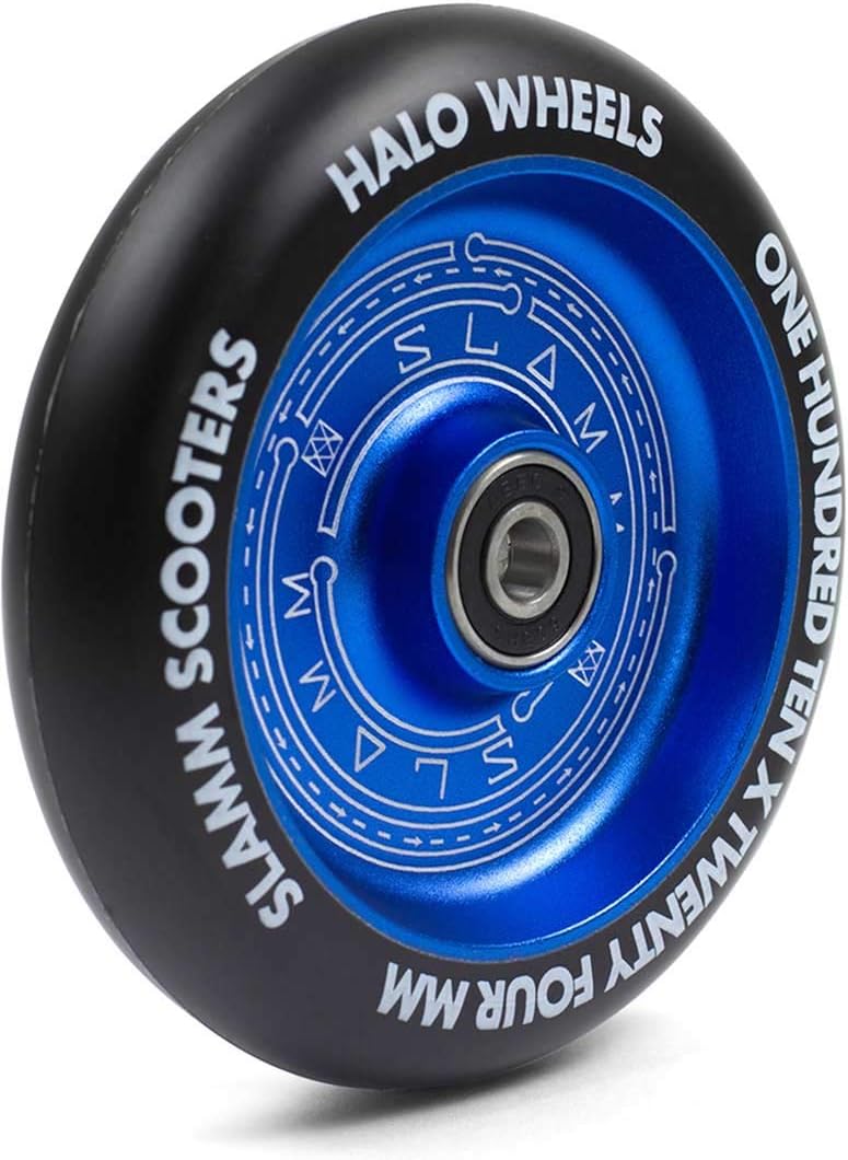 Halo Deep Dish Scooter Rollen, 110 mm Blau (blau)