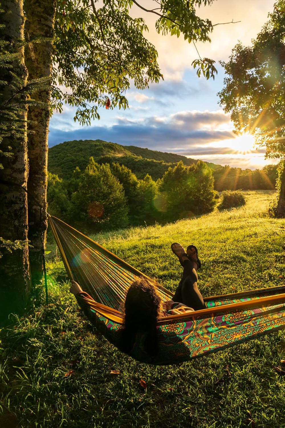 DoubleNest Camping-Hängematte für 1-2 Personen, Mantra | Gold