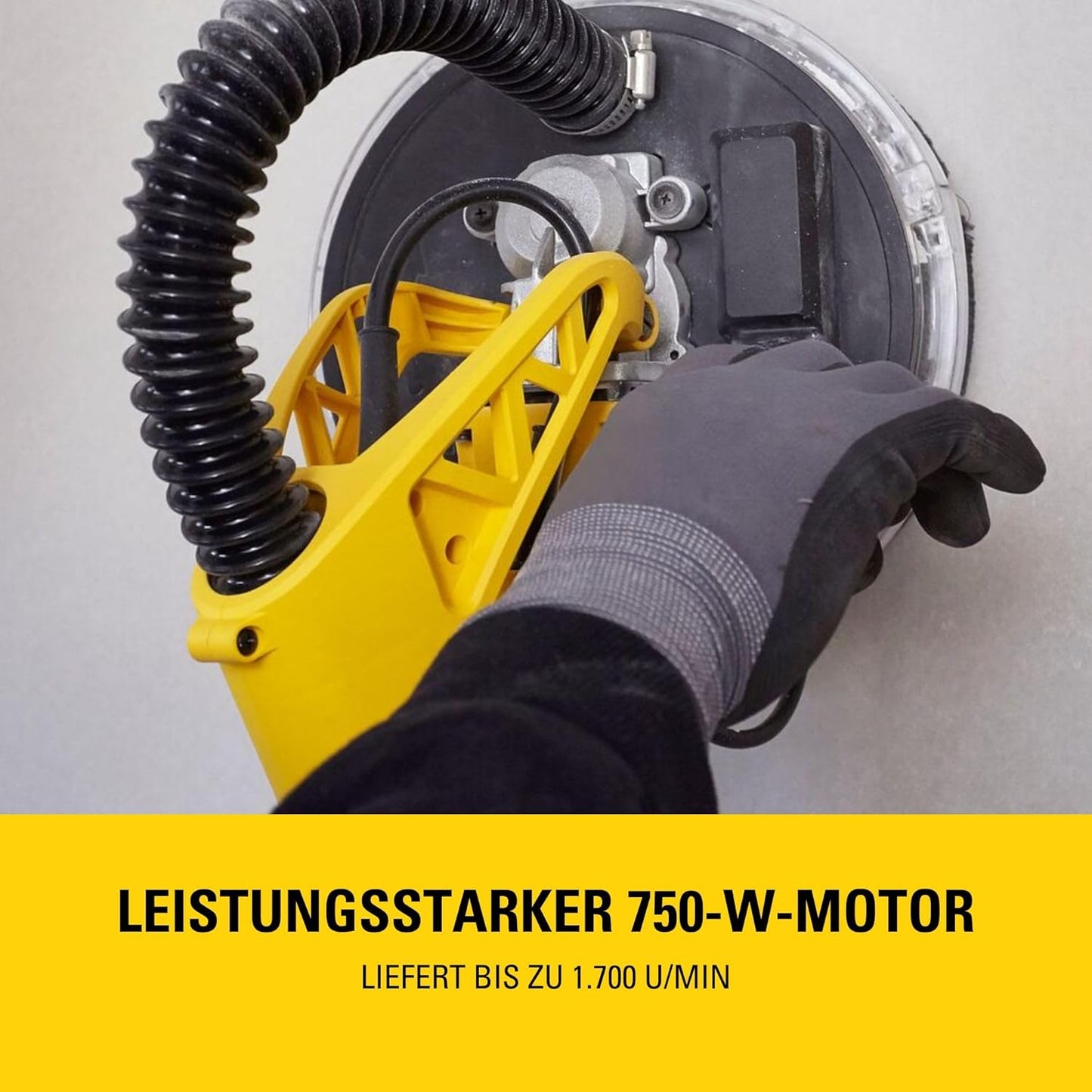 Trockenbauschleifer SFMEE500S mit Schleifscheibe und Tasche