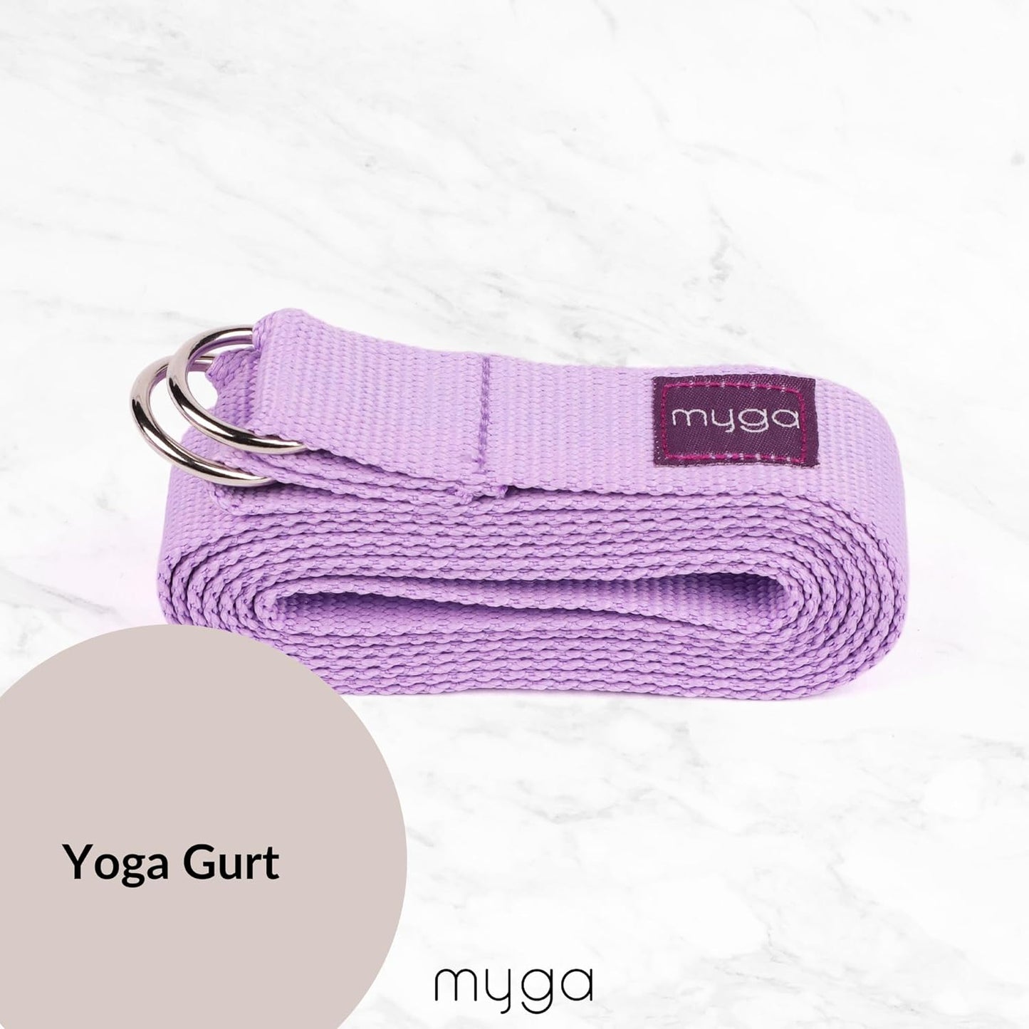 Yoga Starter Kit mit Matte, Block & Gurt, Chakra