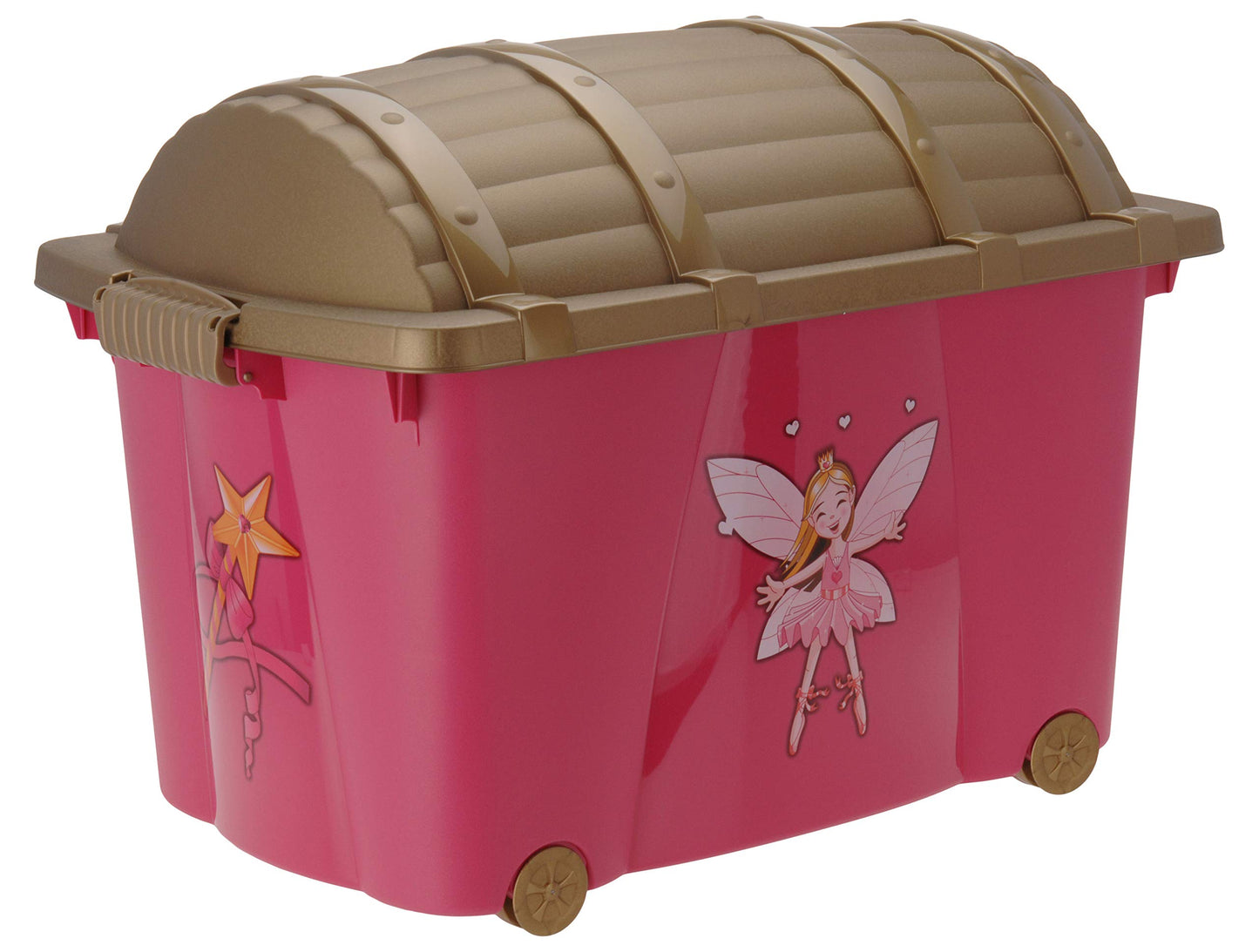 Aufbewahrungsbox Prinzessin mit Rollen, Prinzessin
