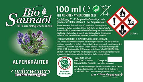 Bio Saunaöl Alpenkräuter