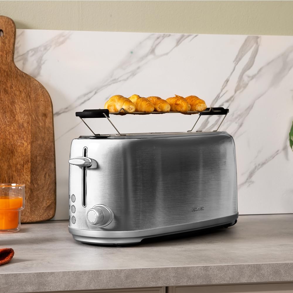 03207 Toaster, Retro - 4 Scheiben Inox