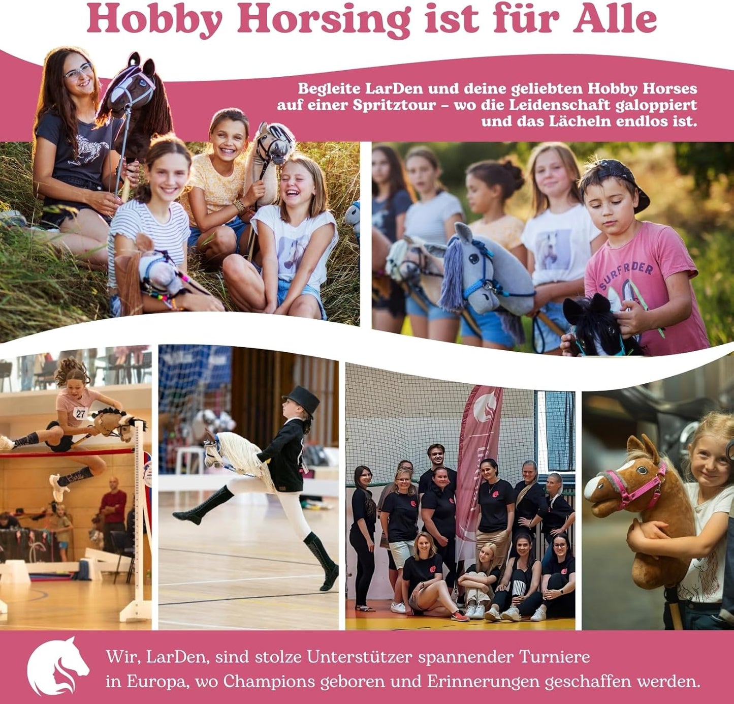 Hobby Horse Zubehör Seil Set, Turquoise Medium