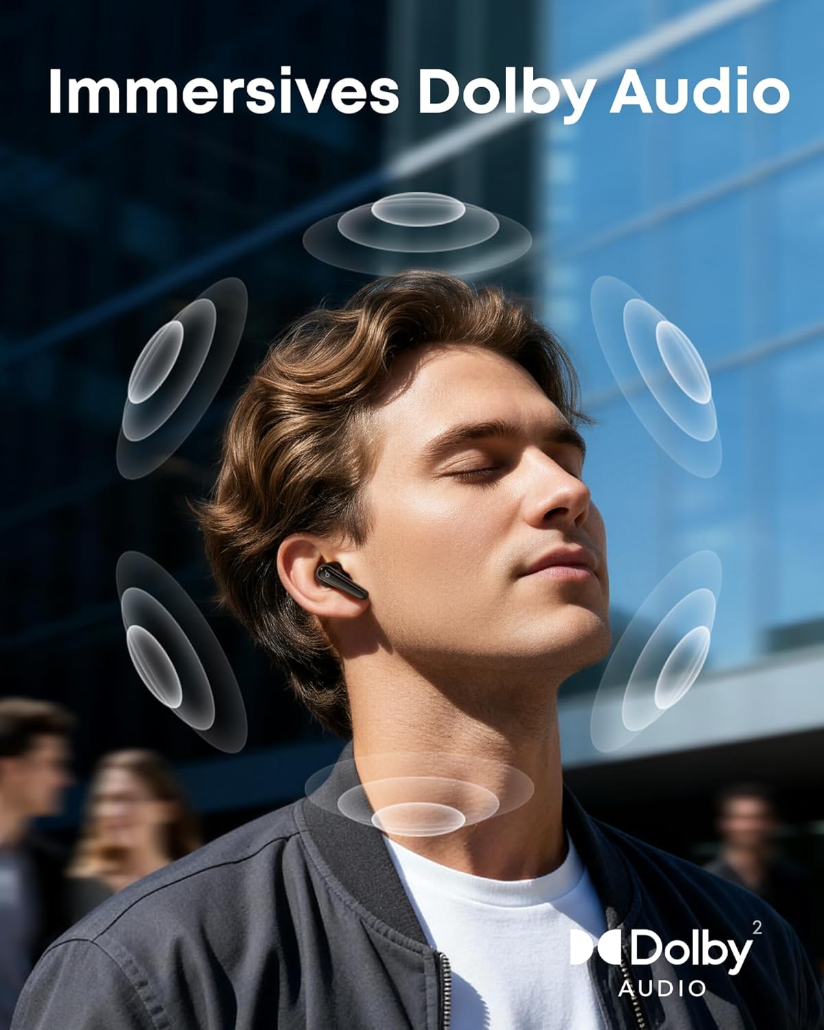 Liberty 5 Kabellose Earbuds mit Noise Cancelling, Tinten-Schwarz