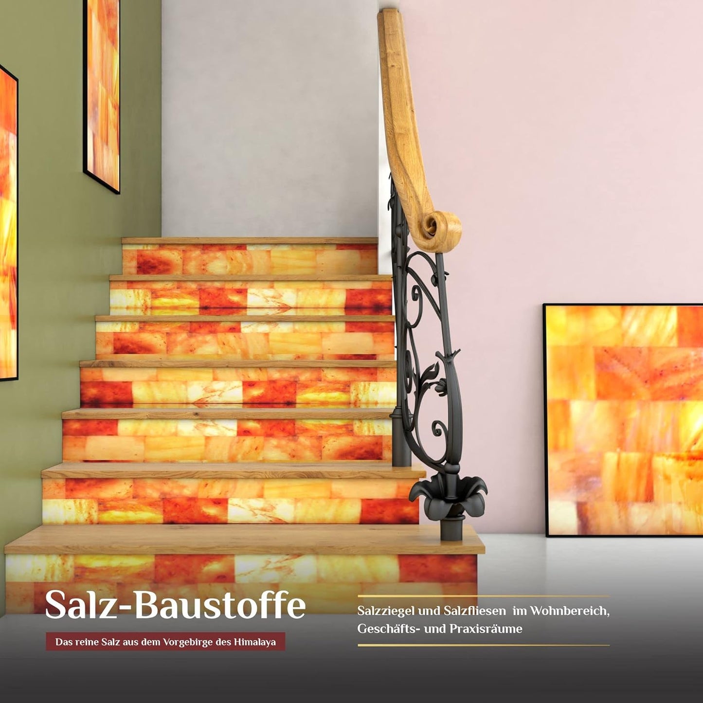 20 Stück Salzfliesen für Sauna & Salzgrotten, 20
