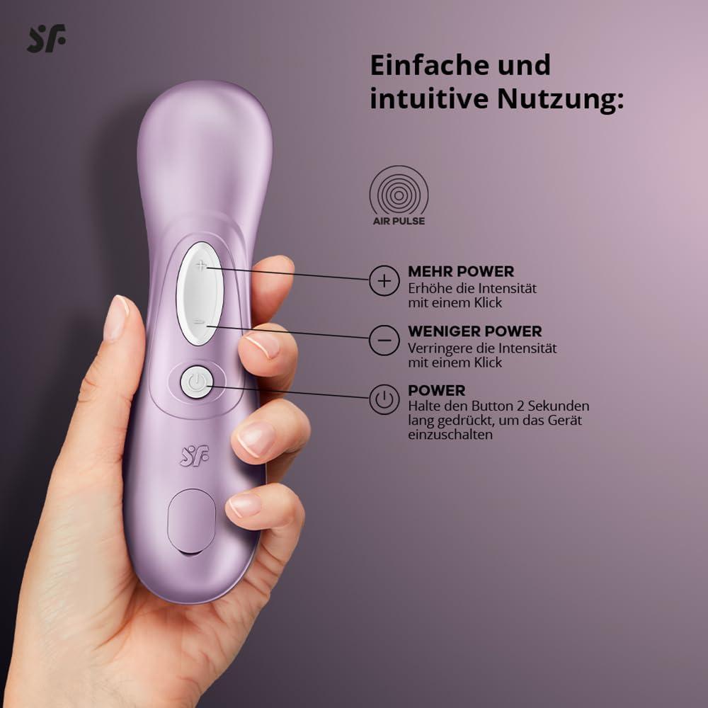 Pro 2 Vibrator für intensive Klitoris-Stimulation, Violett