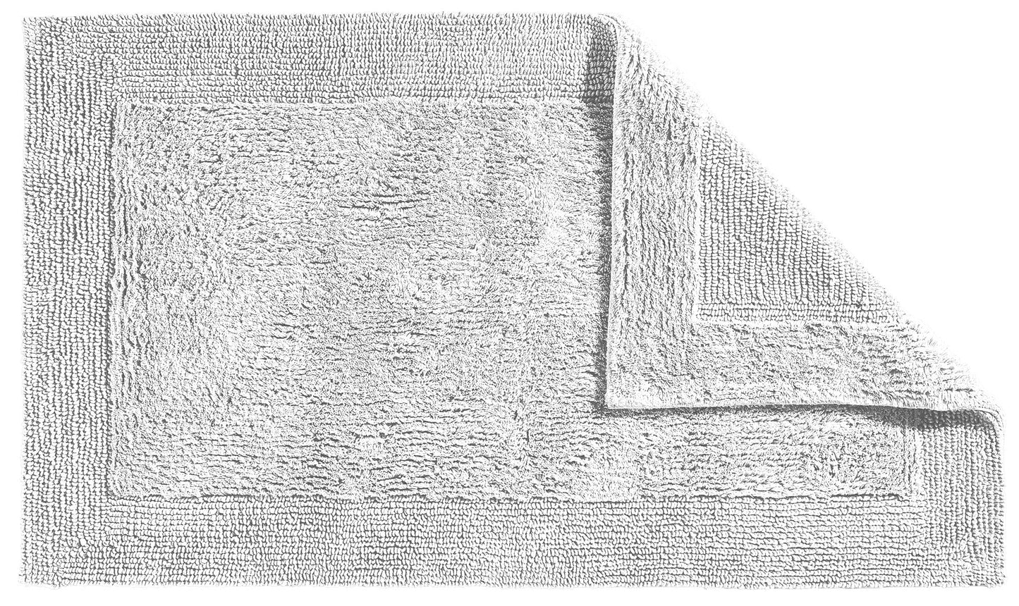 Badematte Stuttgart, Weiss Badteppich - 70x120 cm