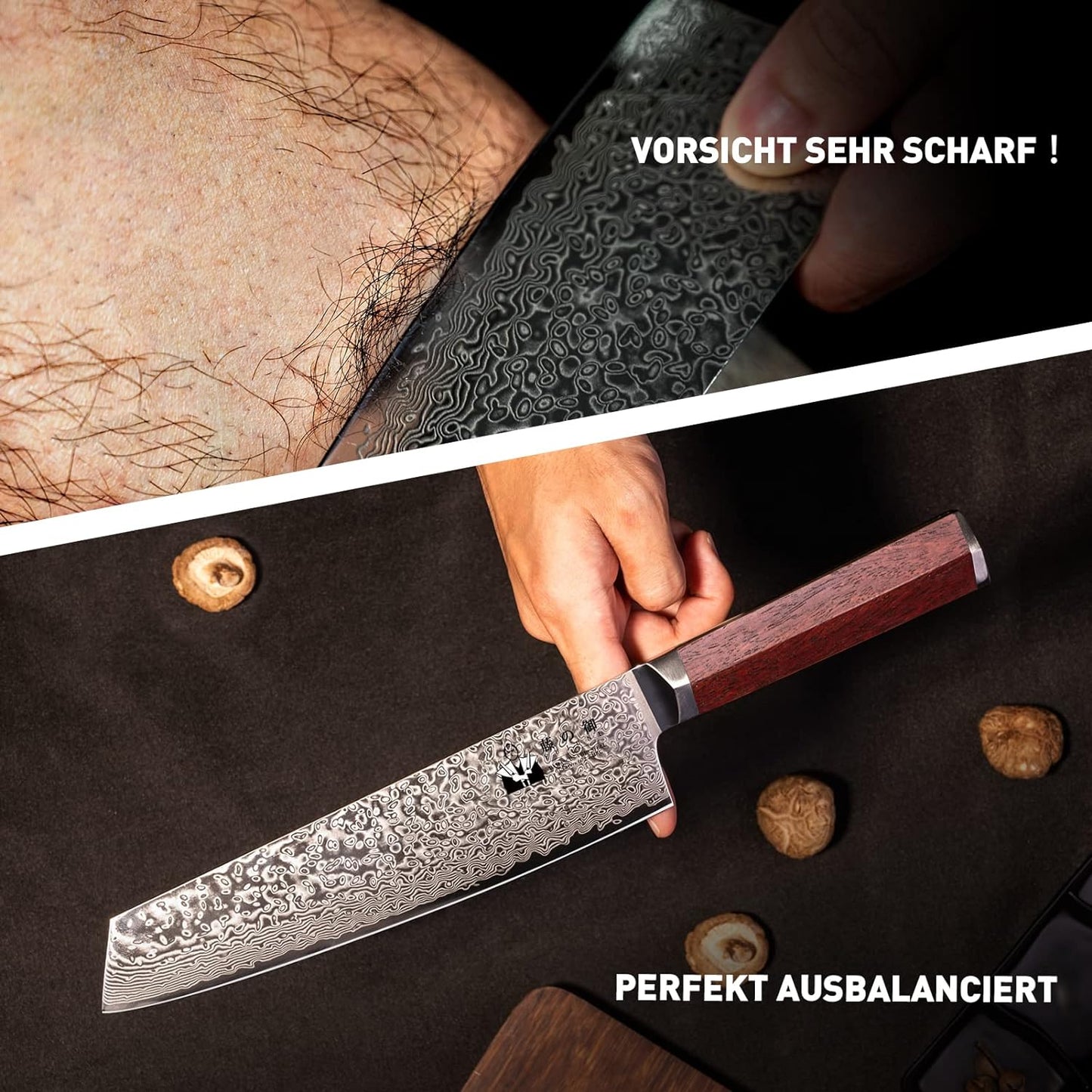 Kiritsuke Kochmesser, 20cm Kiritsuke Messer