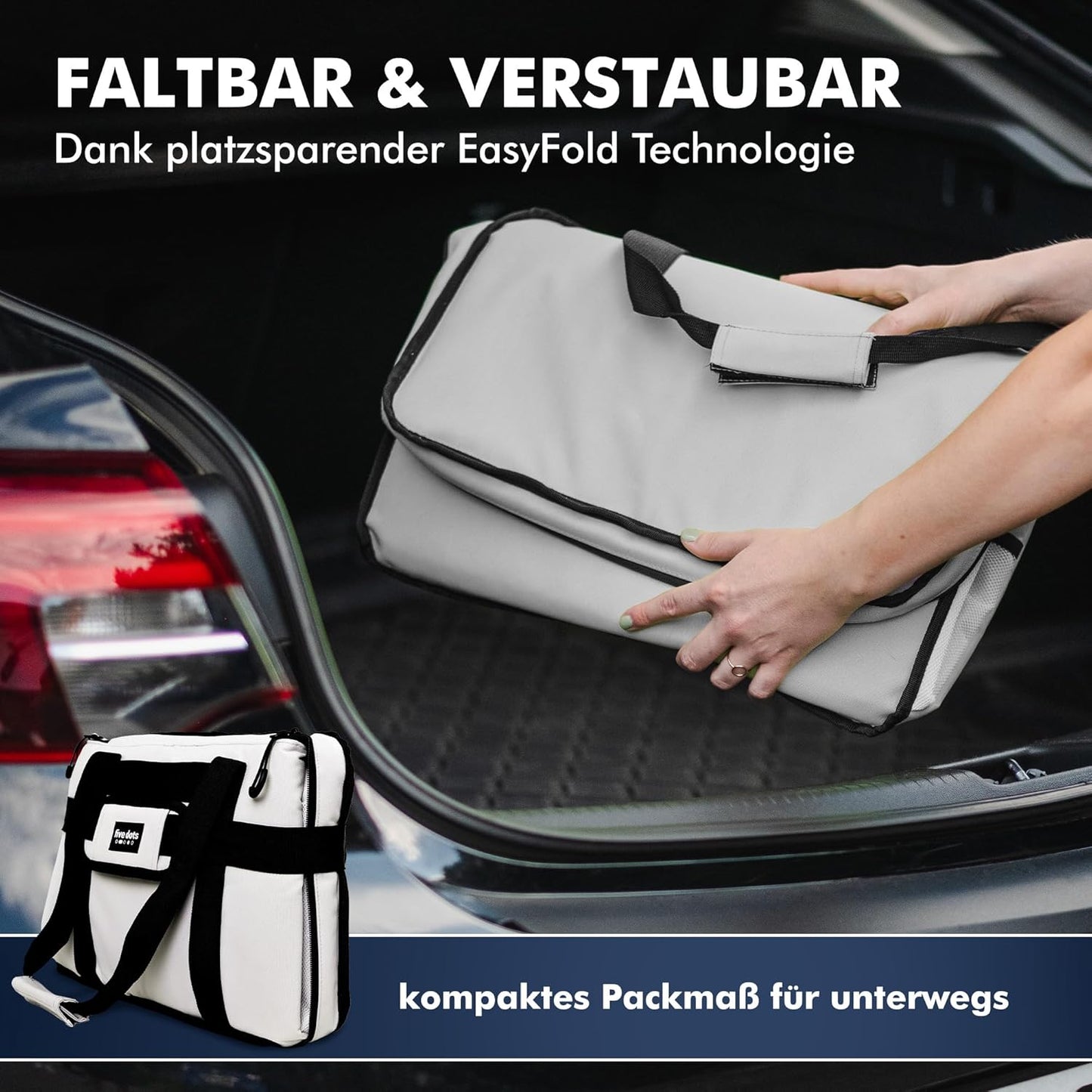 Kühltasche, Grau - 17l