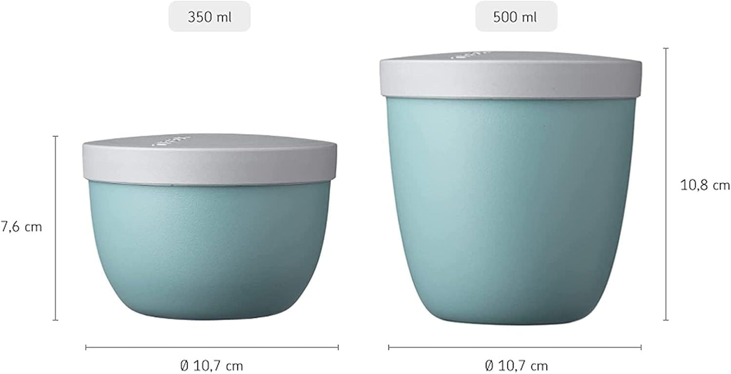 Duo Pack Snackpot Ellipse, Nordic Blue Duo Pack Snackpot