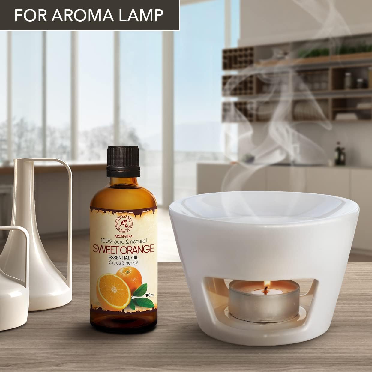 Aromatherapie - Süssorangenöl, Orange 100 ml (1er Pack)