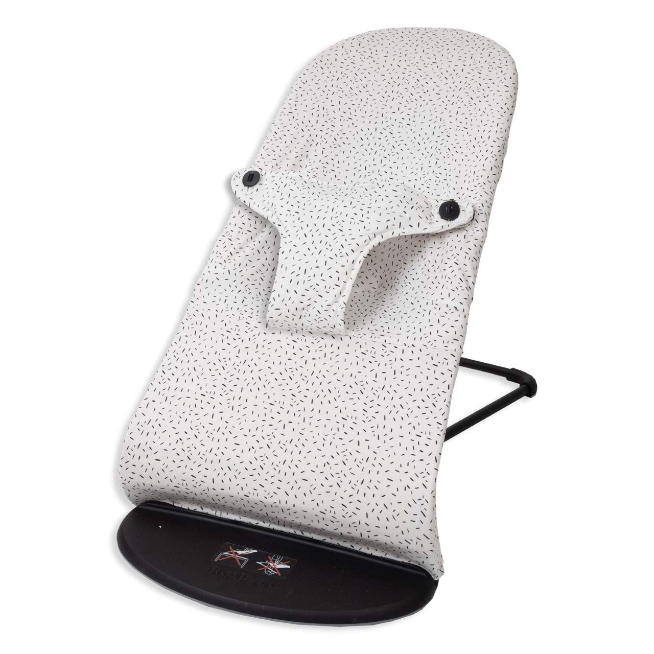Bezug für Babywippe Babybjörn, Weisses Konfetti