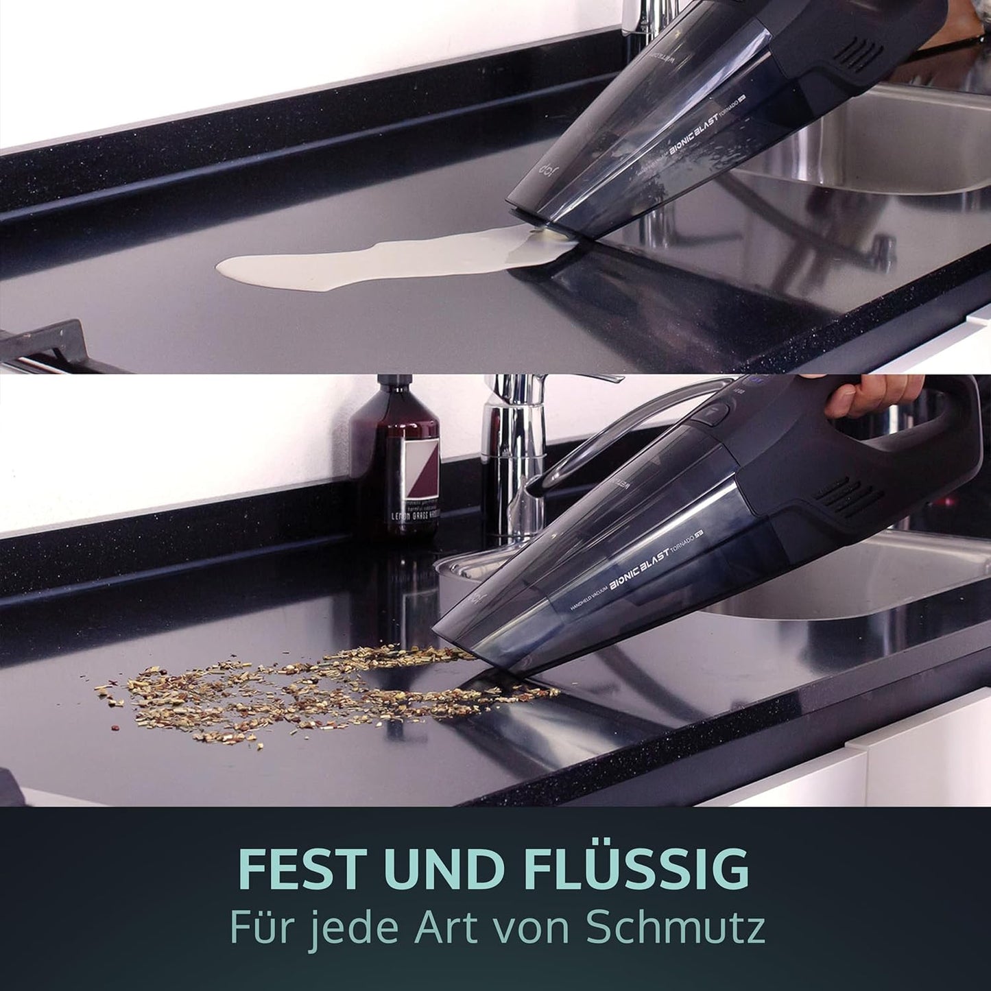 Tragbarer Akkustaubsauger S3 mit 5 Aufsätzen