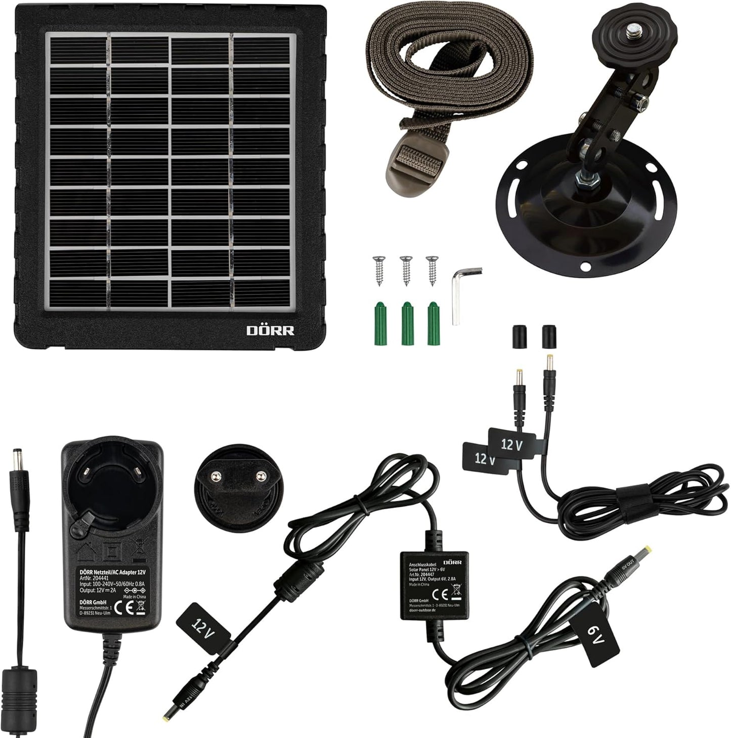 Wildkamera mit Solar-Set und App-Steuerung, Solar-Set