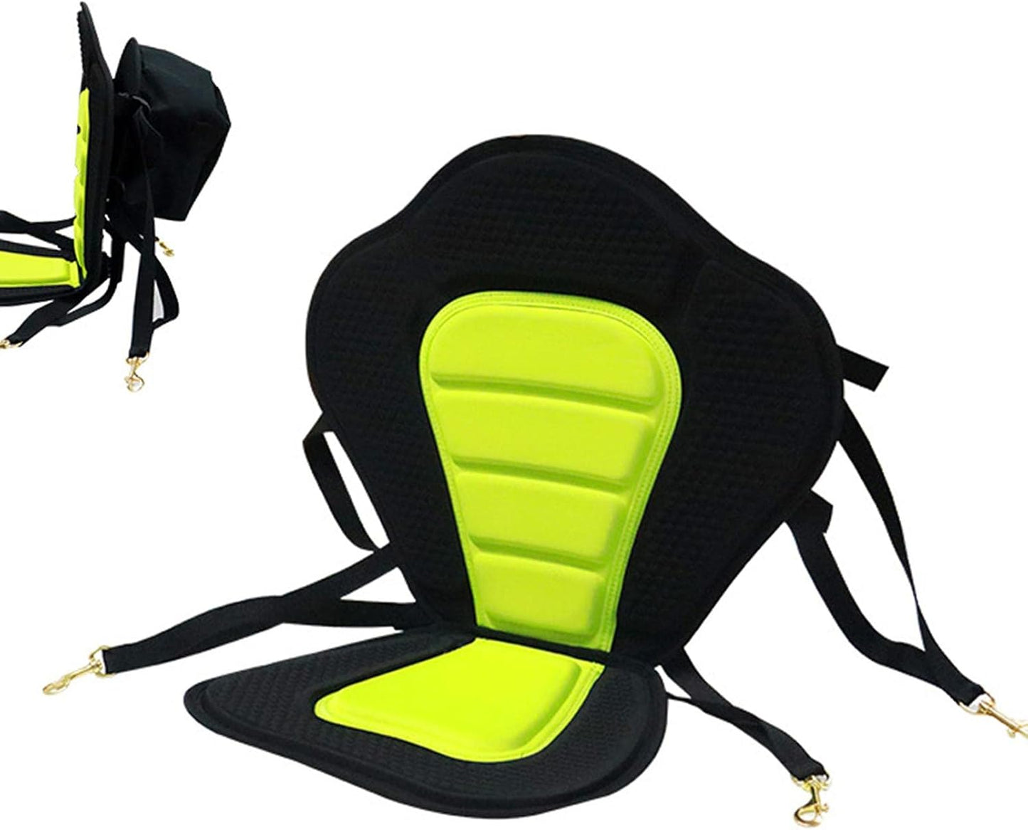 Kajaksitz mit hoher Rückenlehne und Tasche, Mit Tasche
