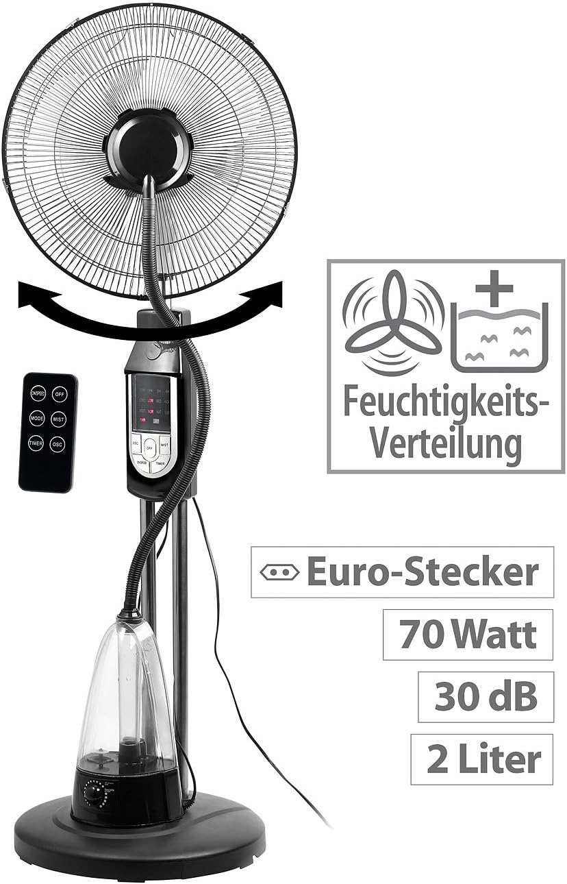 Sprühnebel-Standventilator