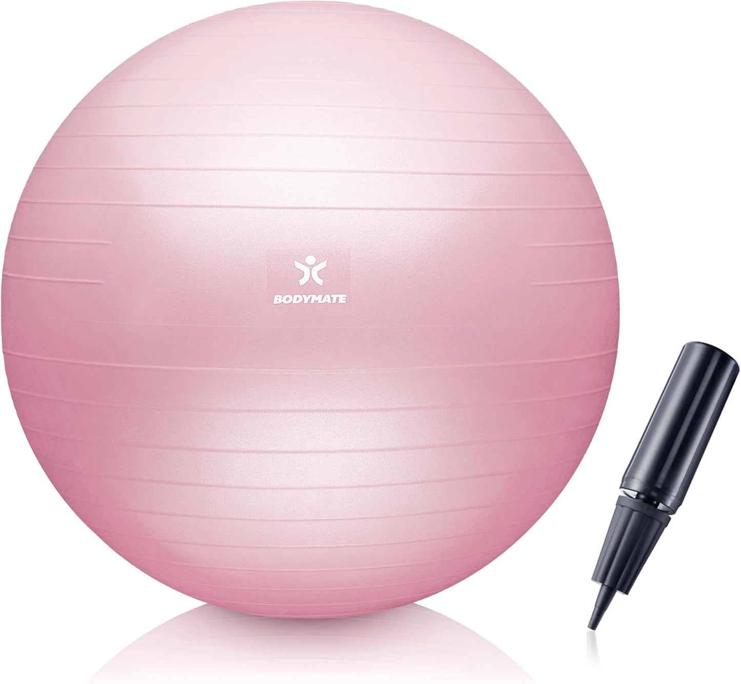 Gymnastikball mit Pumpe, Princess-Pink 65 cm (für Körpergröße 155-175cm)