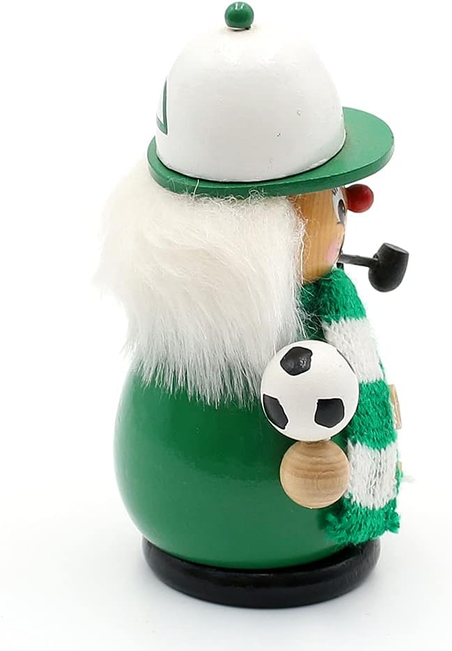 Räuchermann Fussballer mit Strickschal