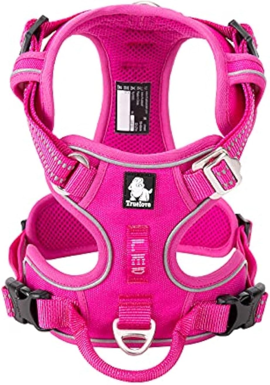Truelove No Pull - Hundegeschirr, L Fushcia