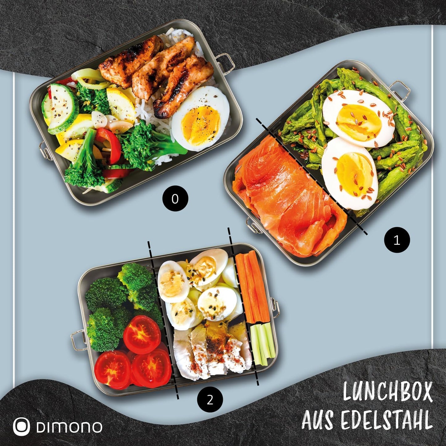 Auslaufsichere Bento-Box, C: 1400 Ml