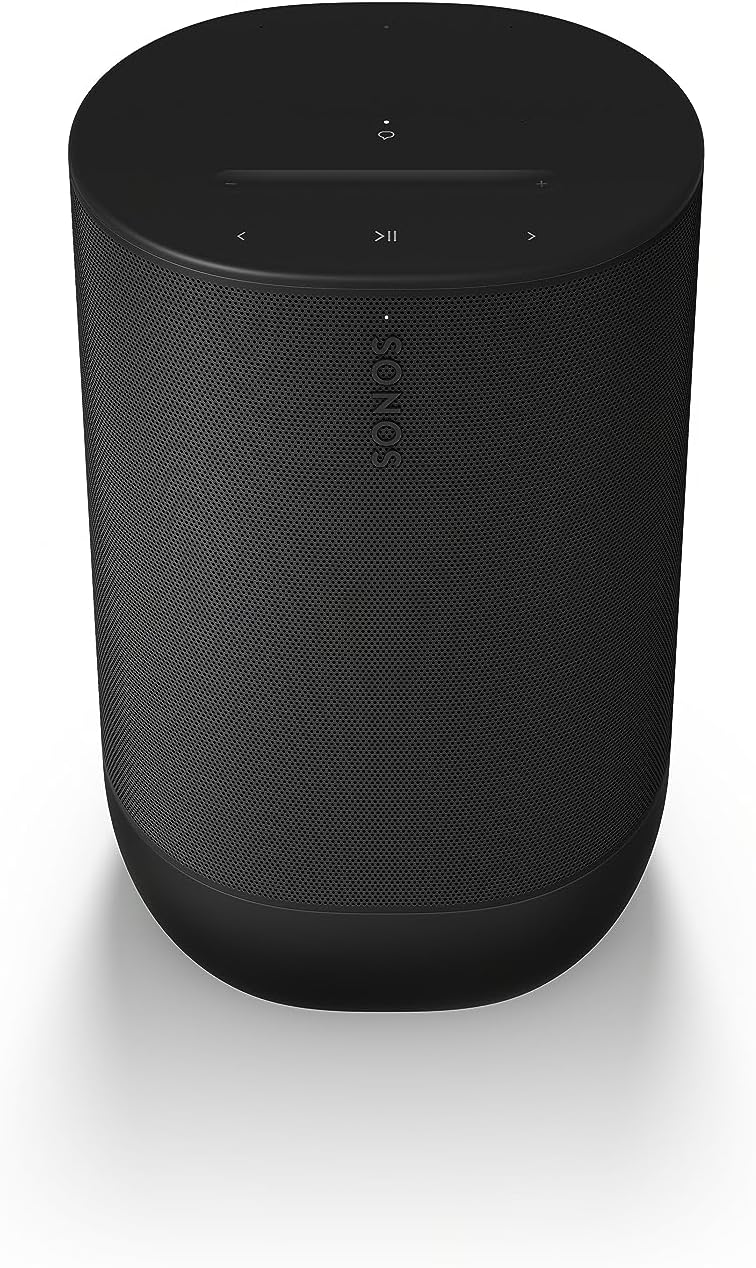 Move 2 mit WLAN, Bluetooth, kompatibel mit Amazon Alexa, Schwarz