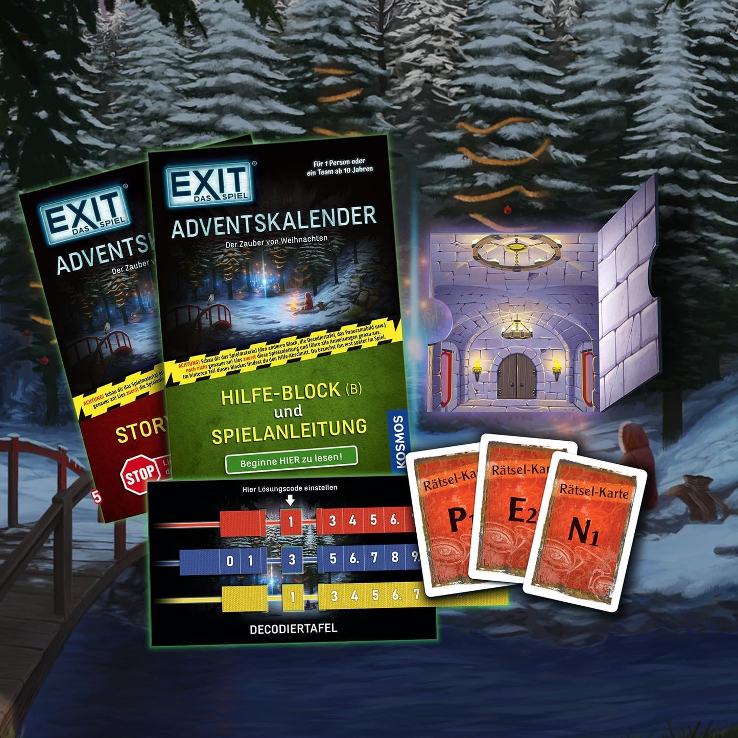 EXIT® - Das Spiel - Adventskalender: Der Zauber von Weihnachten