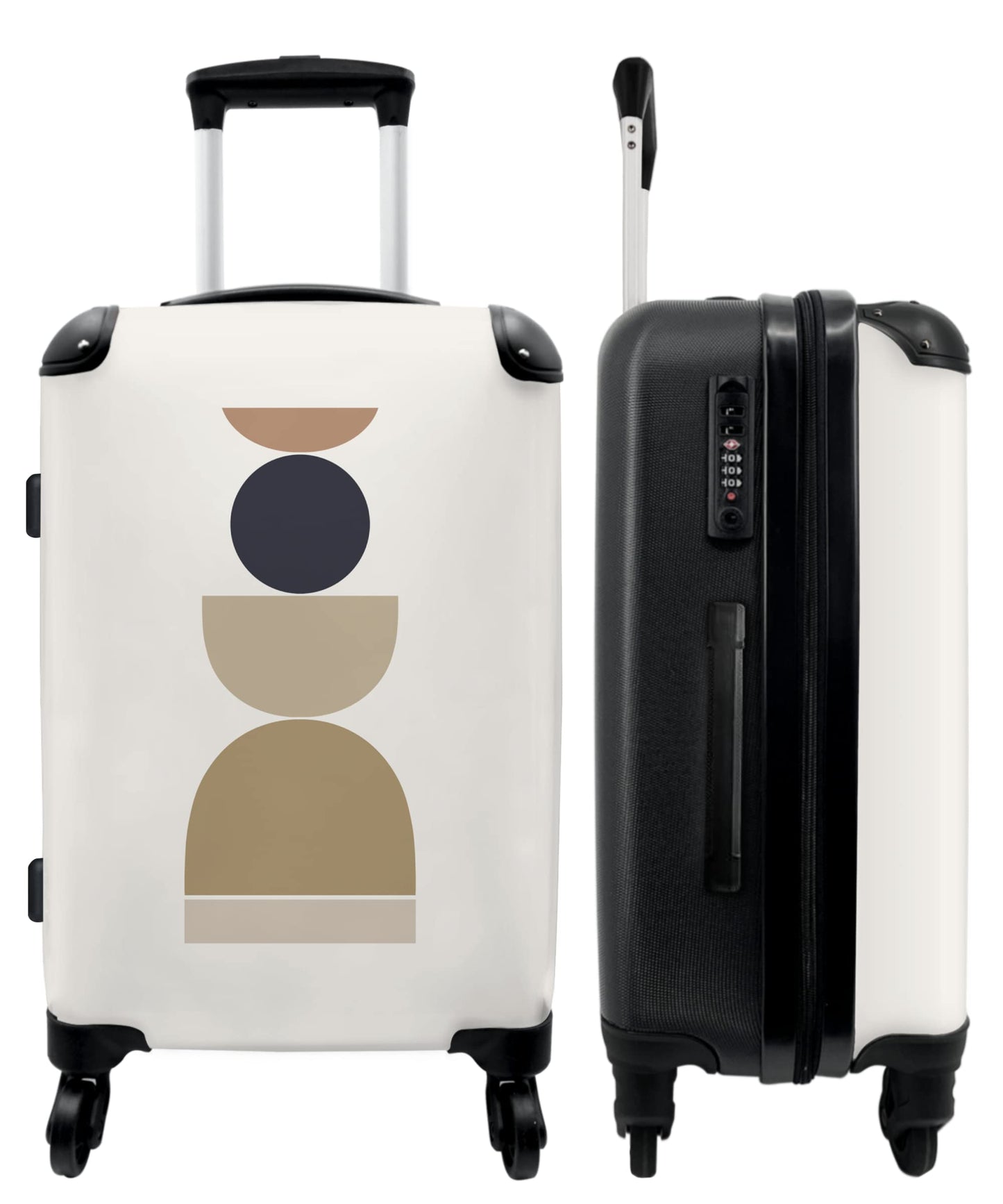 Grosser Trolley-Reisekoffer mit 4 Rollen (90L)