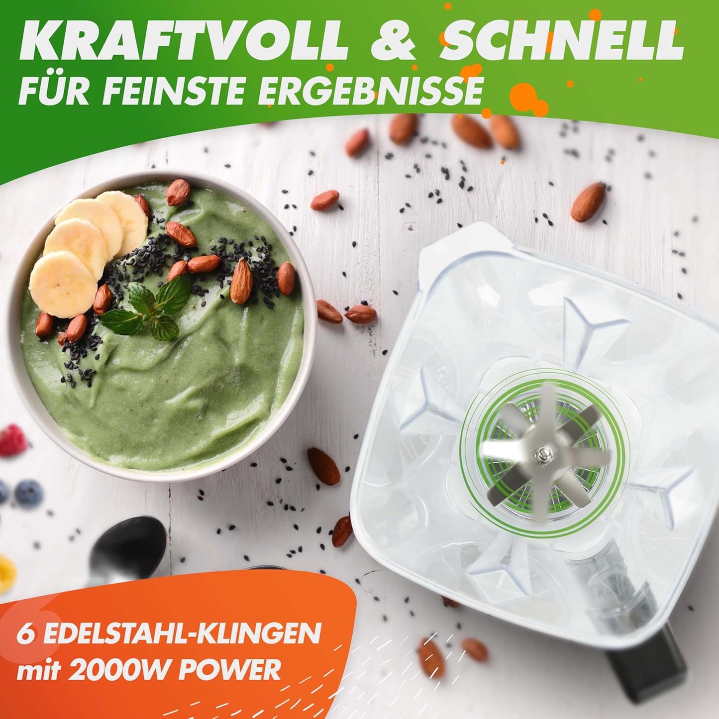 Hochleistungsmixer mit digitalem Timer, NUTRI-BLENDER MAX