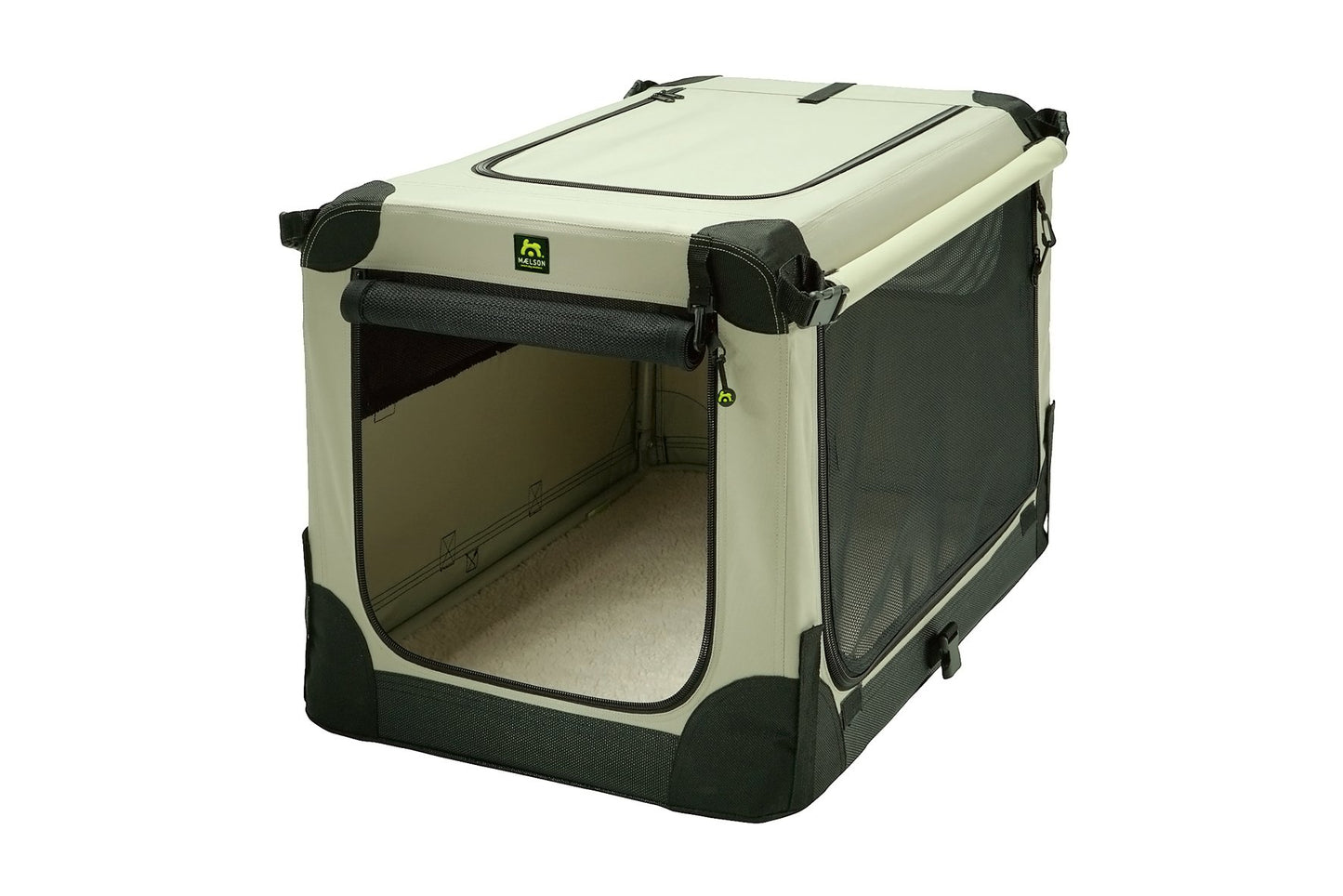 Faltbare Hunde-Transportbox, hautfarben L 92 x B 64 x H 64 cm