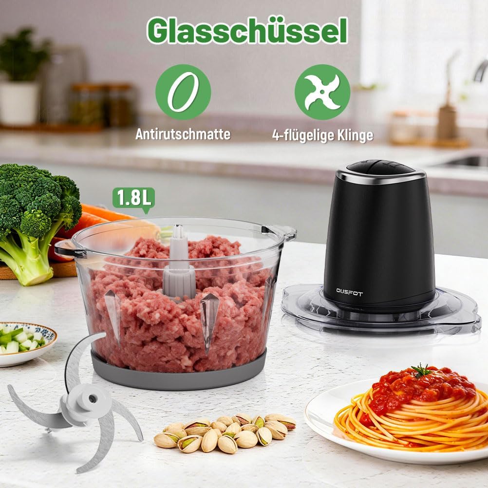 Elektrischer Multizerkleinerer, Schwarz