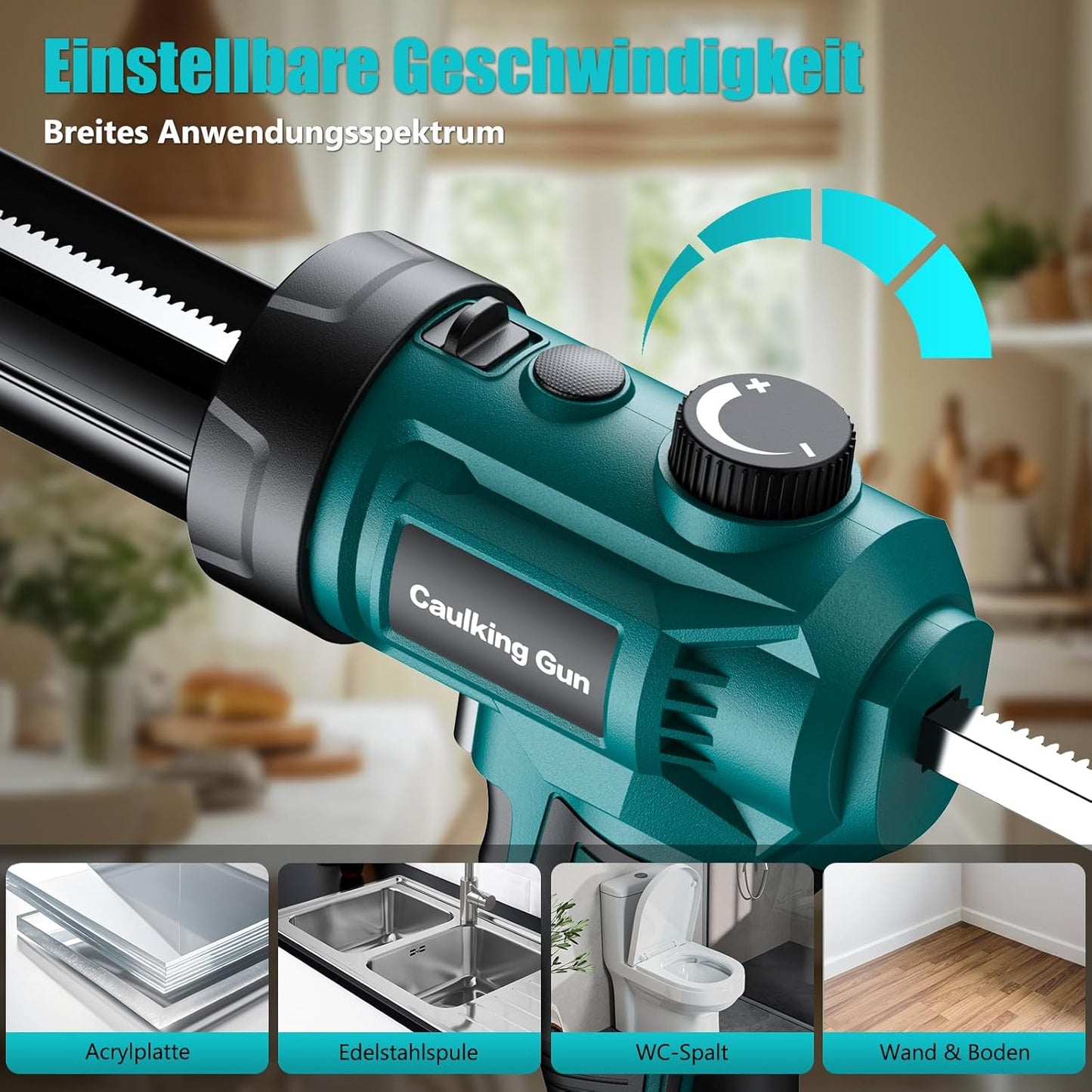 Akku-Kartuschenpresse mit LED-Licht