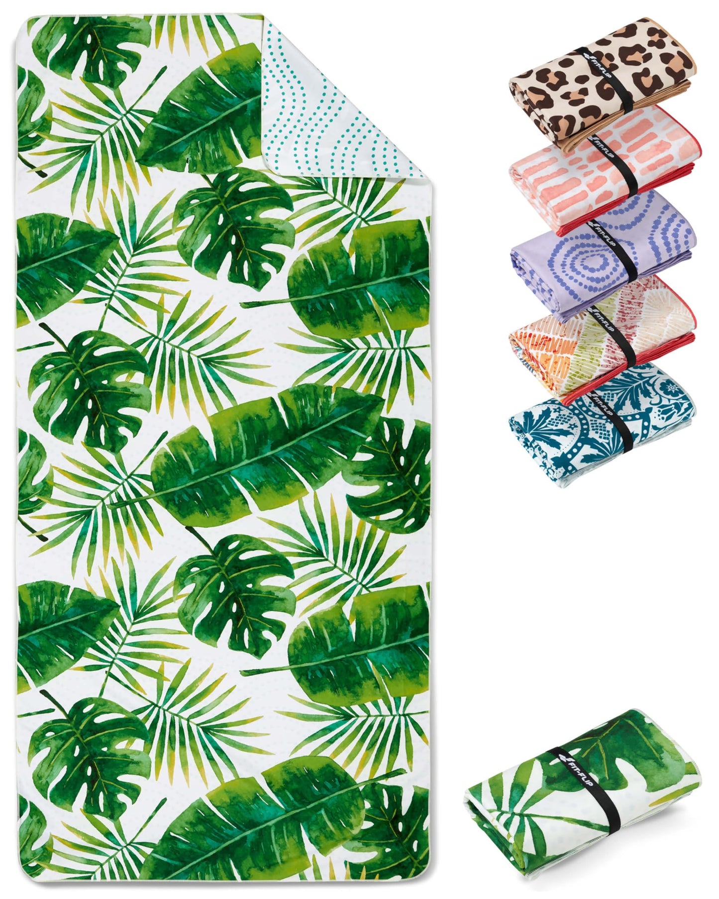 XXL-Mikrofaser-Strandtuch, 200cm x 90cm 36 Tropic Leaves