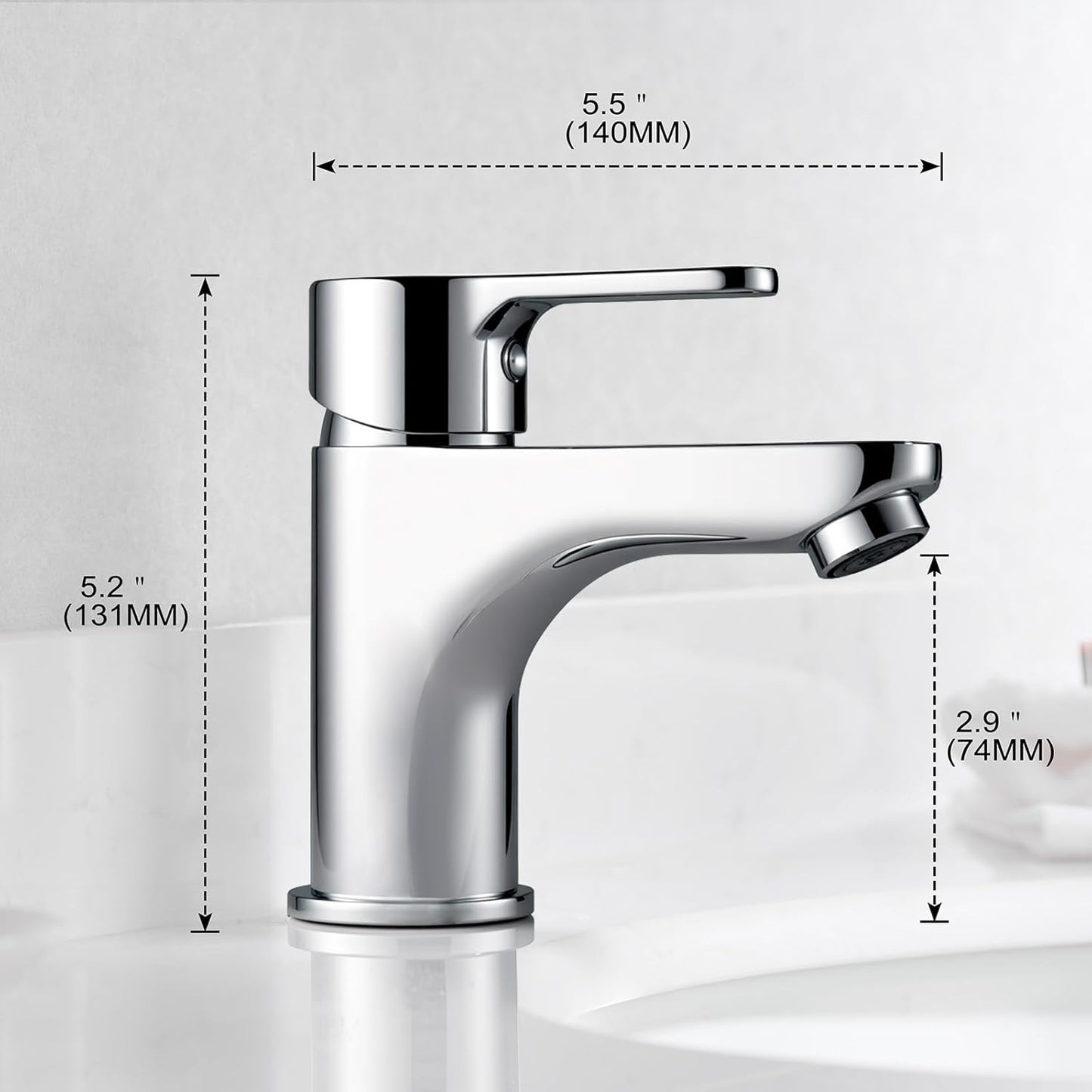 Einhebelmischer Waschtischarmatur, Wasserhahn Bad Wasserhahn