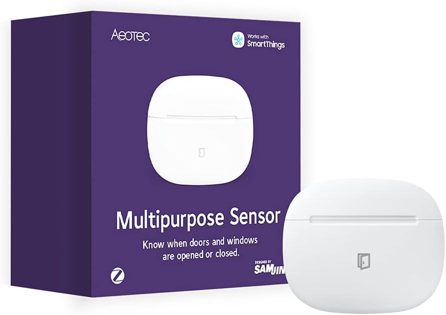 Zigbee Multisensor Fenster-Türkontakt mit Temperatursensor, Single
