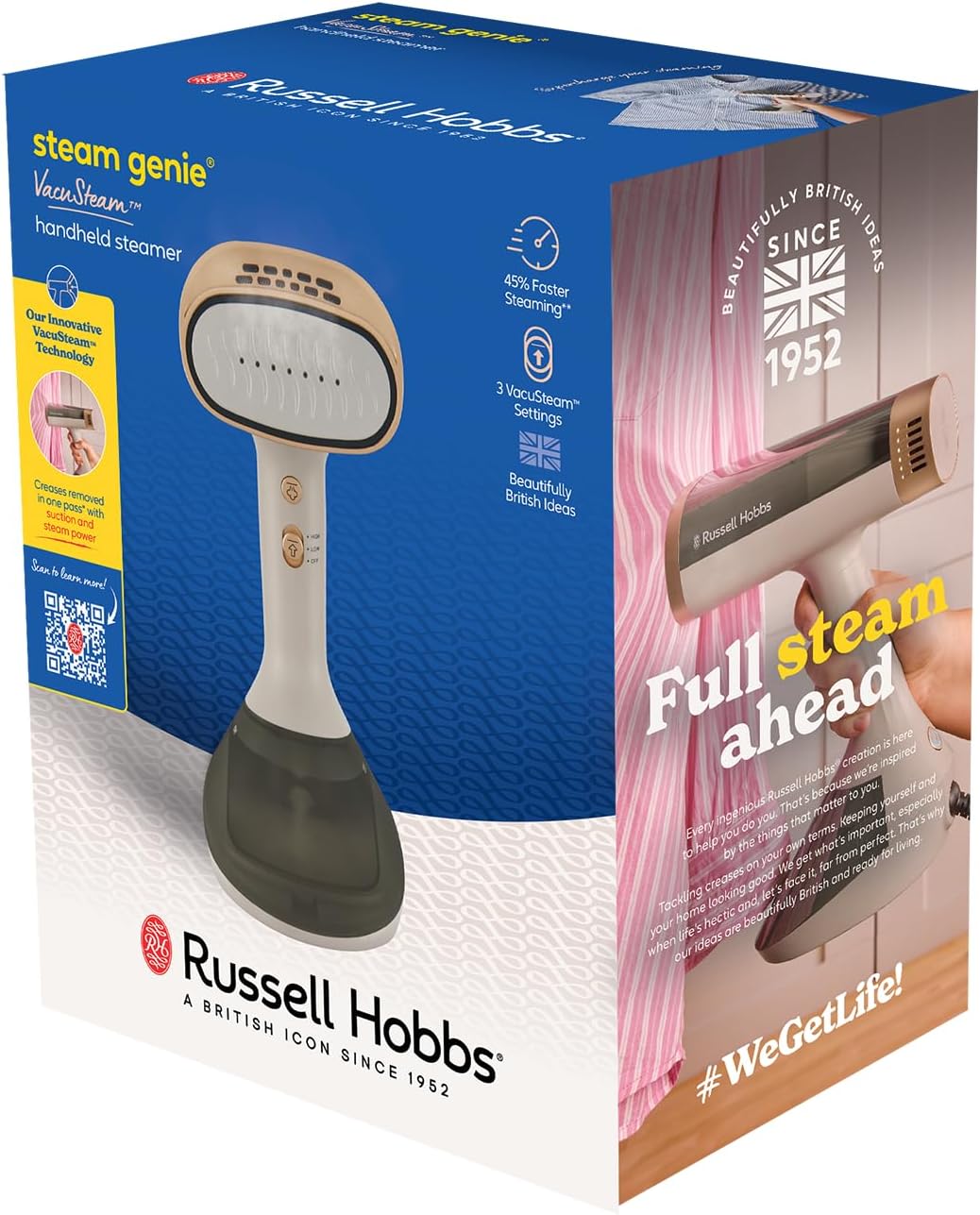 VacuSteam Dampfglätter mit Ansaugtechnologie, Pro VacuSteam mit Ansaugfunktion