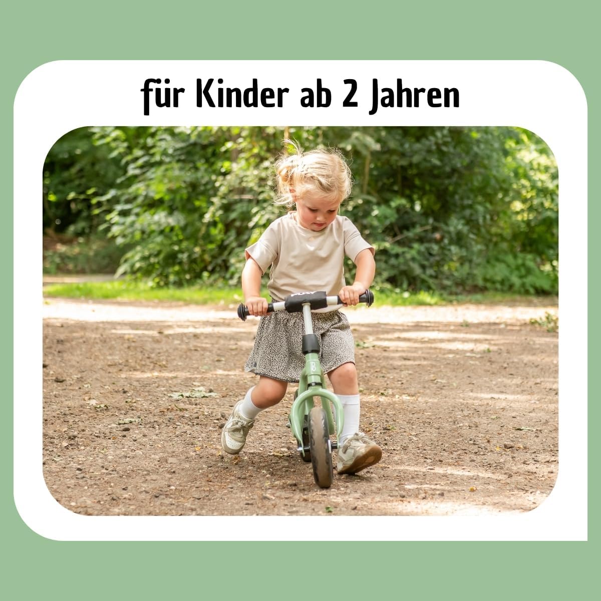 Laufrad für Kinder ab 2 Jahren, Retro Green