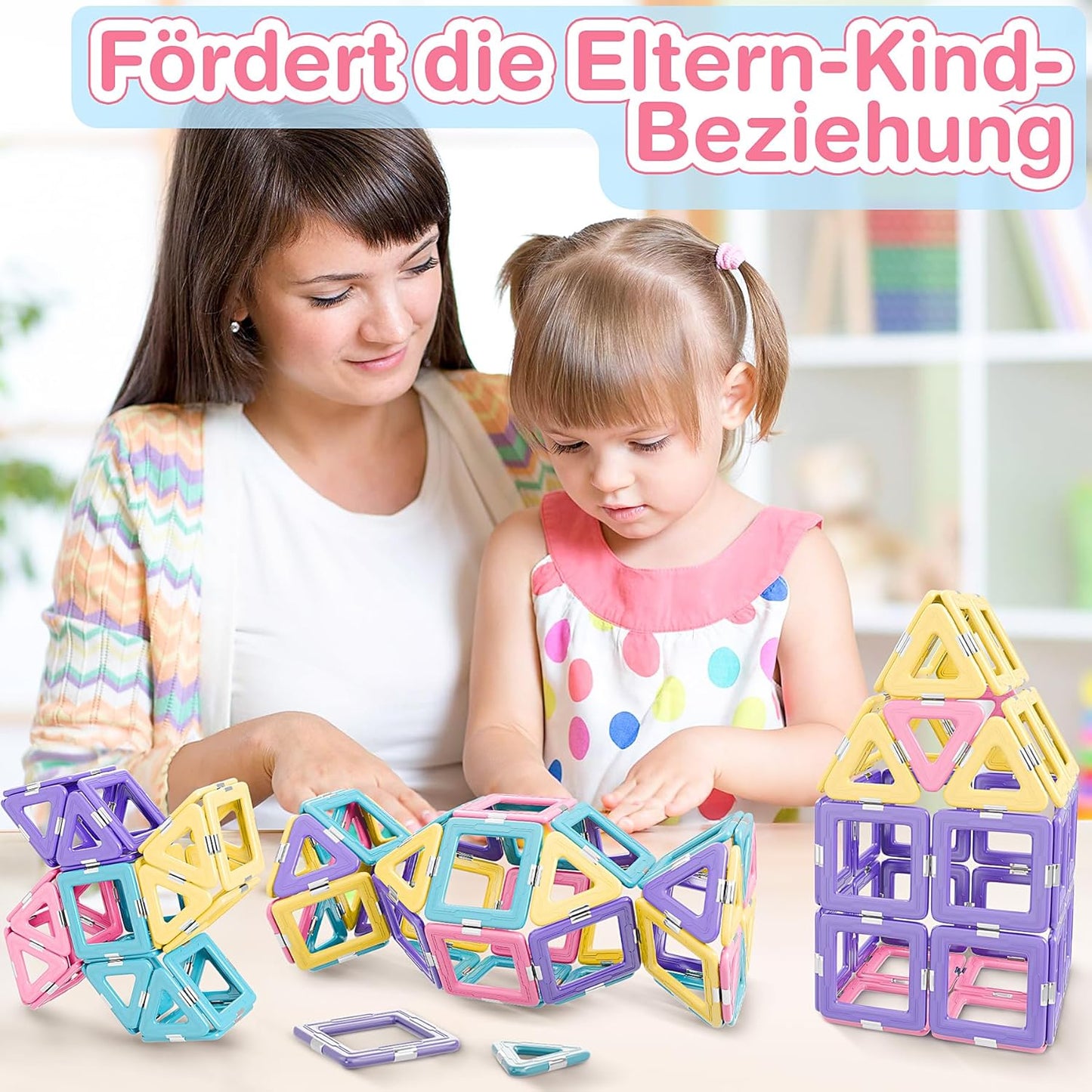 Magnetische Bausteine, Pink