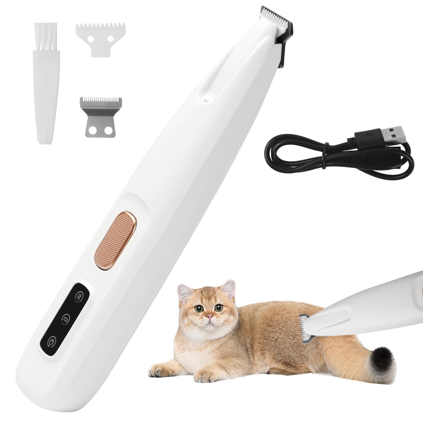 Haustierhaarschneider F5-01 mit LED-Licht, F5-01