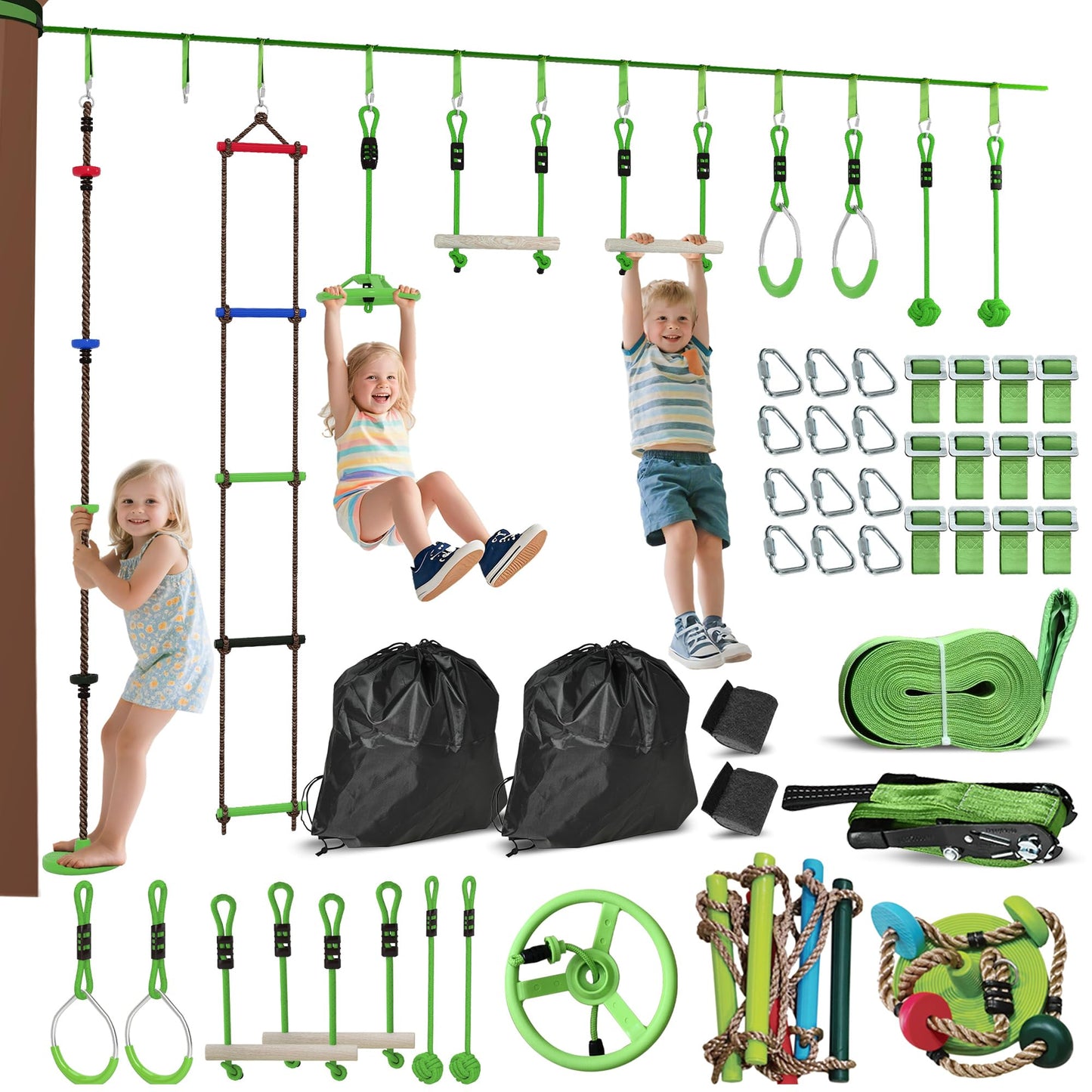 Ninja Slackline Hindernisparcours-Set