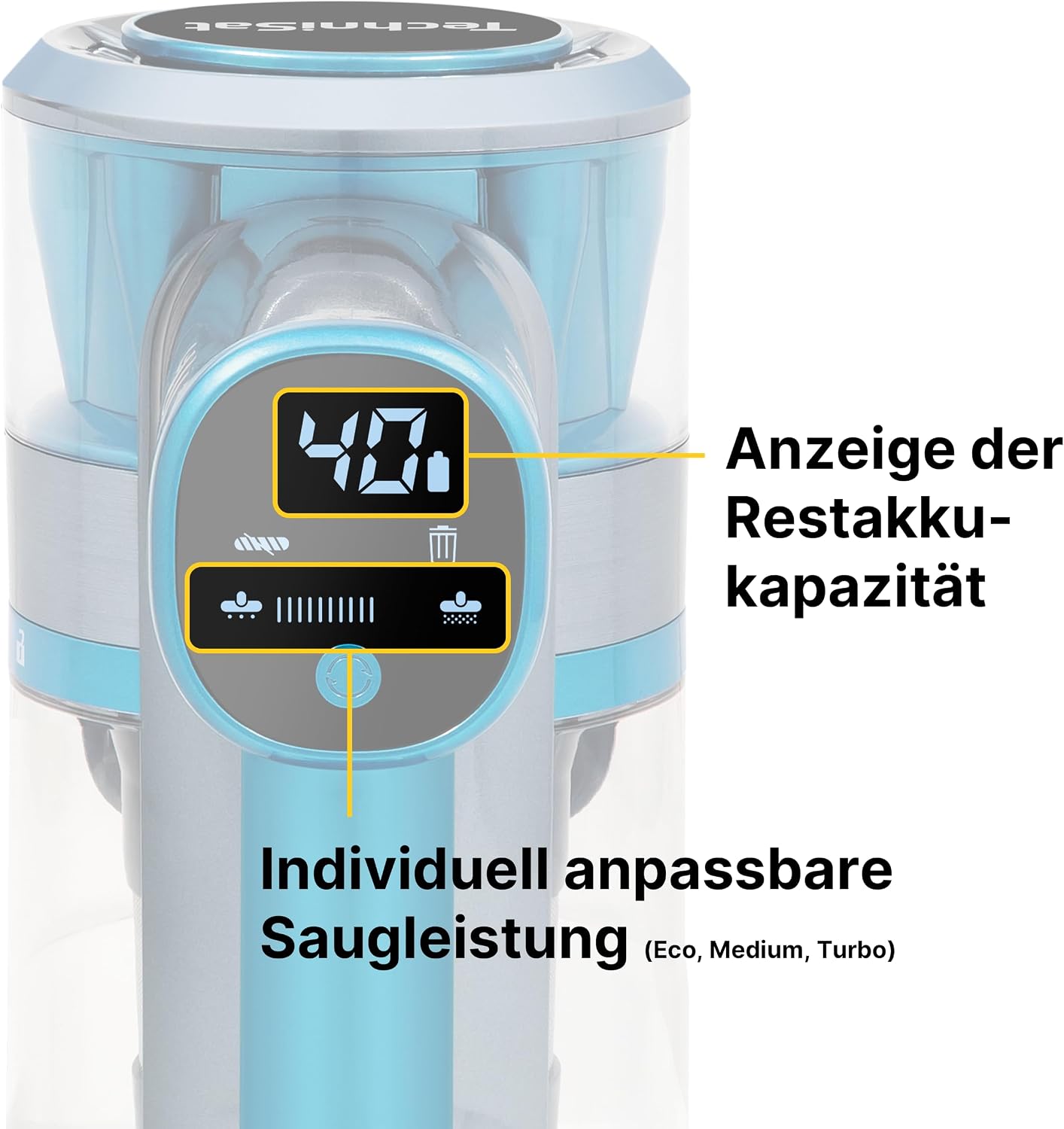 Akkustaubsauger Technimax As2 (60 Min. Laufzeit), 300000Pa Saugleistung