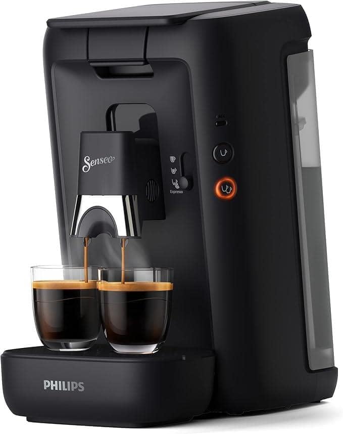 Senseo Maestro Kaffeepadmaschine mit Memo-Funktion, Schwarz