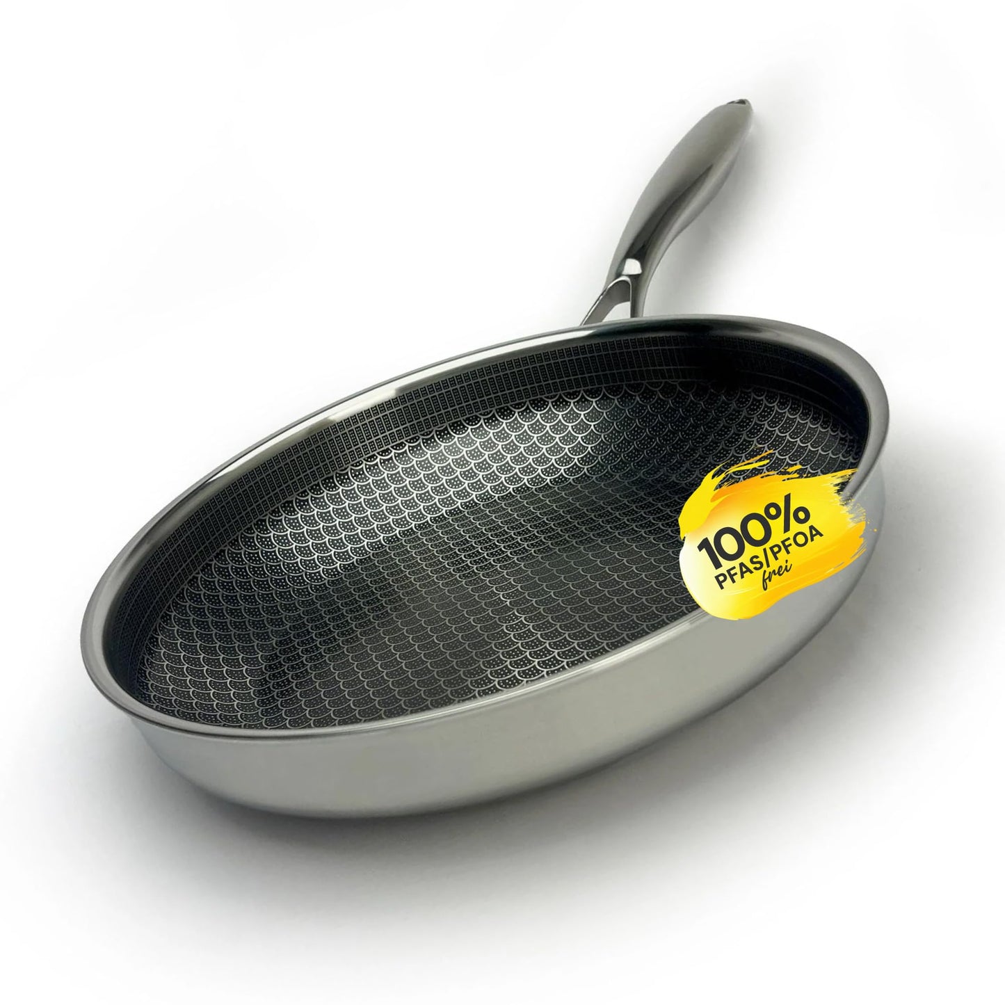 Keramik Antihaftpfanne 24 cm, kratzfest & backofenfest, Pfanne 24 cm