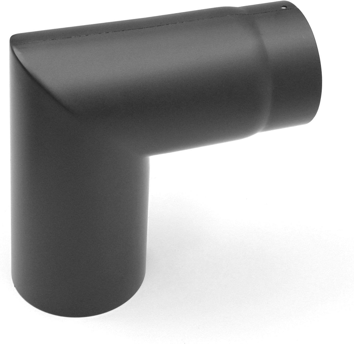 Rauchrohrbogen 90° zweiteilig ø120 mm, 120 Gussgrau