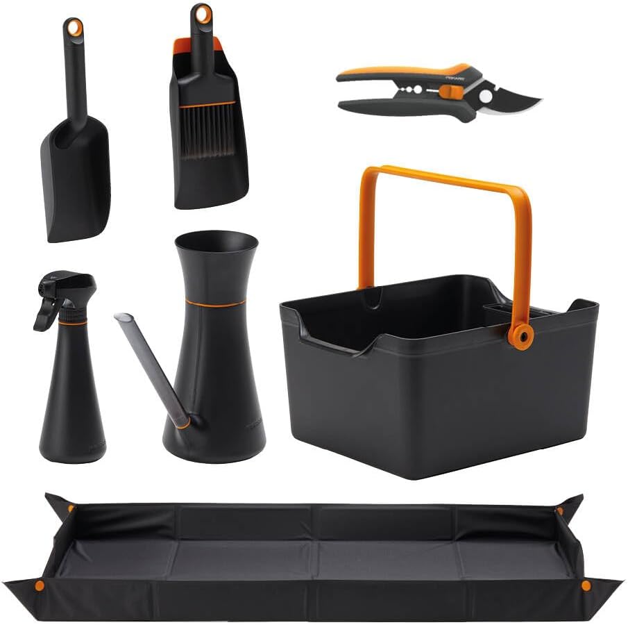Gartenwerkzeug-Set mit Floristenschere (7-teilig), Set 7-teilig