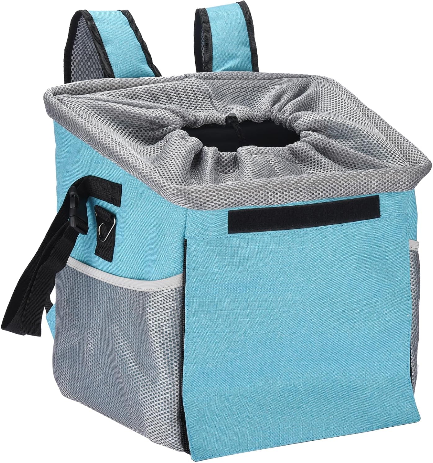 Velodkorb Hund, Blau & Grau